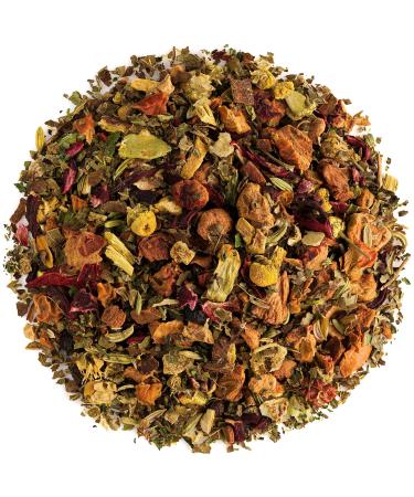 Relaxation chamomile herbal tea organic - solve tension and stress herbal tea mix relax - chamomile tea for relaxing - loose leaves nerve tea chamomile tea loose chamomile tea organic relax tea 200g relax tea (1 Pack)