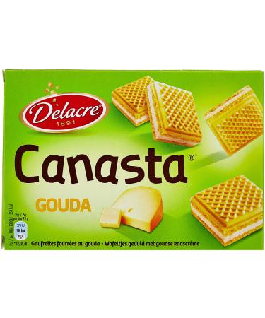 Delacre Gouda Filled Wafers 75g - Pack of 6
