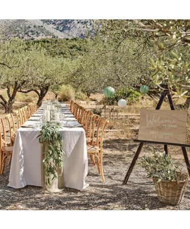 Ginger Ray Wooden Just Married Place Setting - Elegant Brown Wedding Decor for Your Special Day - Buy Online on GoSupps.com