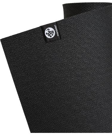 Manduka X Yoga Mat - Non-Slip, 5mm Thick Cushion for Joint Support, Easy to Carry - 71 Inch (180cm) Black - Men and Women - Buy Online on GoSupps.com