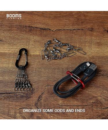 Booms Fishing CC1 Multi-Use Carabiner Clip 6 Pack - Small Aluminum D-Ring Carabiners - Mini Keychain Clips - 2 inch - Multi-colored Assorted (6pcs) - Buy Online on GoSupps.com
