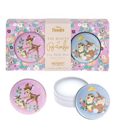 MAD BEAUTY Disney Beauty of Bambi Lip Balm Duo  Strawberry & Vanilla Lip Balms  Thumper & Bambi  Hydrate  Soften  Moisturize  Scented  Fragranced - Buy Online on GoSupps.com