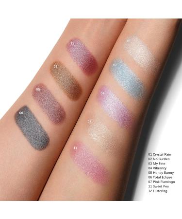 Oulac Rose Gold Eyeshadow | High Pigment Waterproof Cream Shadow | Vegan Cruelty-Free Satin Metallic Finish | 12g | Durable & Non-Wrinkling Eye Makeup - Buy Online on GoSupps.com