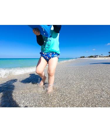 Large Nageuret Reusable Swim Diaper - Adjustable & Stylish - Sizes 4-7 (20-55lbs) - Ultra Premium Quality for Eco-Friendly Swimmers - Anchors Design - Buy Online on GoSupps.com