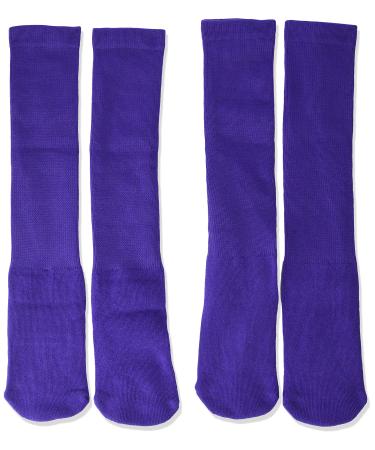 Sof Sole All Sport Over-the-Calf Team Athletic Performance Socks for Kids Purple Child 13-Youth 4