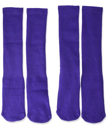 Sof Sole All Sport Over-the-Calf Team Athletic Performance Socks for Kids Purple Child 13-Youth 4