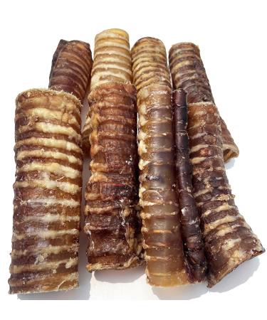 Beef Trachea Dog CHEW Treat - Beef Trachea for Dogs - *(6 INCH 8 Pack)* - Single Ingredient Beef Treats - 100% Natural Free Range Beef - Dental CHEW