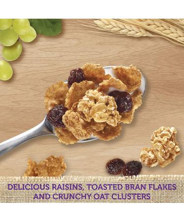 Kellogg's Raisin Bran Crunch Breakfast Cereal Cups 33.6oz - Pack of 12 Cups | Fiber Cereal with Real Fruit - Buy Online on GoSupps.com