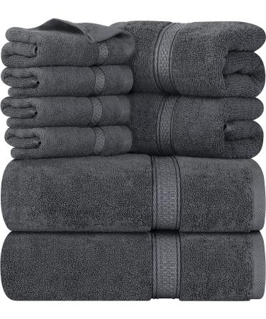 Utopia Towels - Luxurious Jumbo Bath Sheet (35 x 70 Inches, Grey) - 600 GSM  100% Ring Spun Cotton Highly Absorbent and Quick Dry Extra Large Bath Towel  - Super Soft Hotel Quality Towel (2-Pack) 