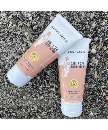 MACKENZIE S Sand & Sea Lotion 6 oz | Best Moisturizing Hand & Body Lotion | Perfect Gifts for Fishermen Men Women & Ocean Lovers | International Shipping Available - Buy Online on GoSupps.com