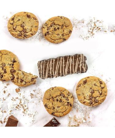FITCRUNCH Snack Size Protein Bars by Robert Irvine | 6-Layer Baked Bar with Soft Cake Core | 3g Sugar | 18 Bars Chocolate Chip Cookie Dough - Buy Online on GoSupps.com