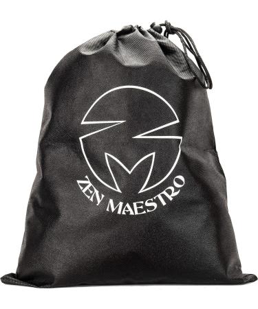 Zen Maestro 65ft Slackline Kit with Protectors & Optional Training Line - Outdoor Backyard Fun for All with Carry Bag and Instruction Booklet - Buy Online on GoSupps.com