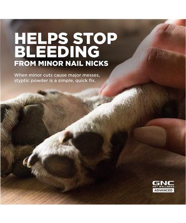 GNC Pets Advanced Styptic Powder for Dogs | Styptic Powder for Dogs  Use for Nail Clipping | Stop Bleeding with Styptic Powder for Dogs | Dog Styptic Powder  0.5 oz (FF14825) - Buy Online on GoSupps.com