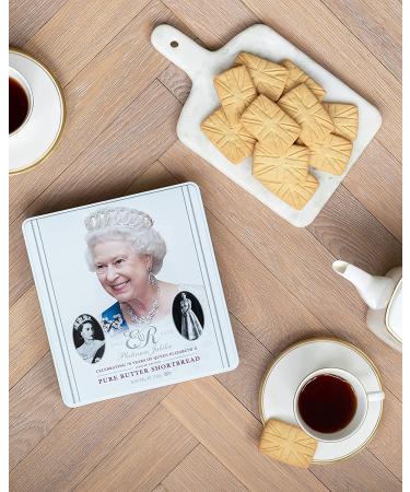 Queen's Platinum Jubilee Limited Edition Tin 10.6 Oz Pure Butter Shortbread by Walkers Shortbread - Exclusive Collectible Tin - Buy Online on GoSupps.com