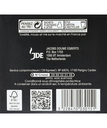 L'OR ESPRESSO Sublime Or Rose 10 capsules compatible with Nespresso coffee machines - Pack of 4 (40 capsules) - Buy Online on GoSupps.com