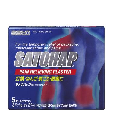 Satohap Medicated Pain Pad in Regular Size 5 Count