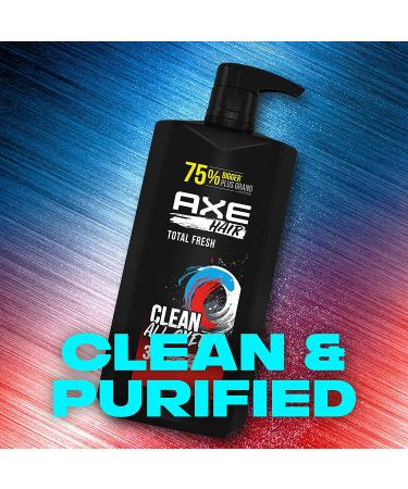 Axe 3-in-1 Body Wash, Shampoo, and Conditioner for Men - Total Fresh Scent, 28 oz (4 Pack) - Buy Online on GoSupps.com