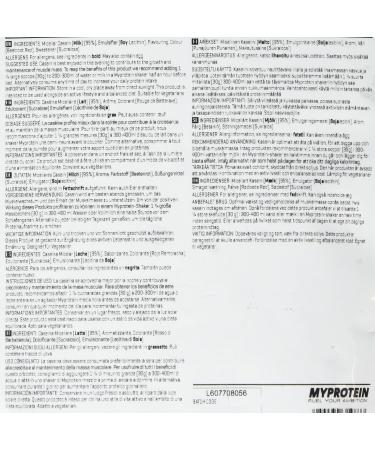 Myprotein Micellar Casein Milk Protein Supplement 2.5 kg Strawberry - Buy Online on GoSupps.com