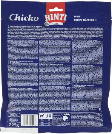 RINTI Chicko Mini Chicken 225g - Premium Dog Treats | Single Pack Ideal for All Breeds - Buy Online on GoSupps.com
