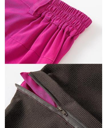 SEEU Boys Convertible Quick Dry Hiking Pants - Black Large | Polyester Spandex - Buy Online on GoSupps.com