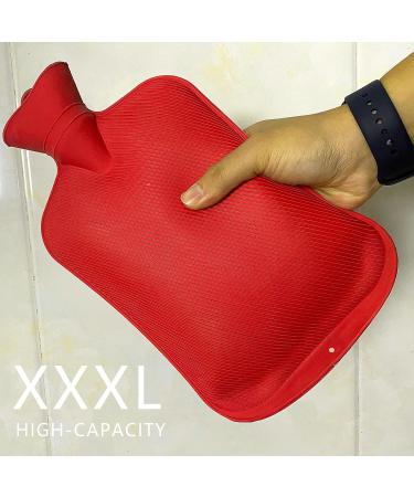 2L Home Enema Bag Kit - Includes 2 Tips 60 Silicone Hose & Water Flow Valve for Colon Cleansing - Red - Buy Online on GoSupps.com