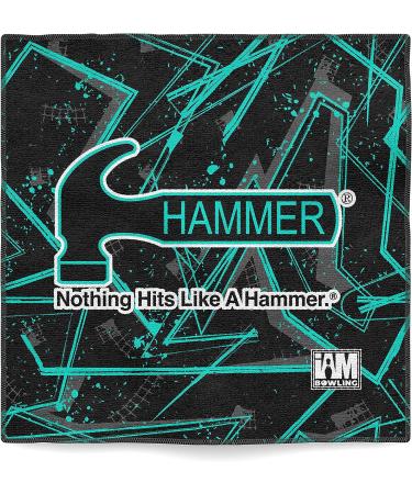 Logo Infusion Hammer Style 0507HM Bowling Towel - Dye-Sublimated Microfiber, One-Sided Print - Buy Online on GoSupps.com