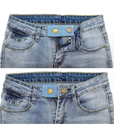 16PCS Jean Button Waistband Extenders - Elastic Trouser Pant Extender Set - Buy Online on GoSupps.com