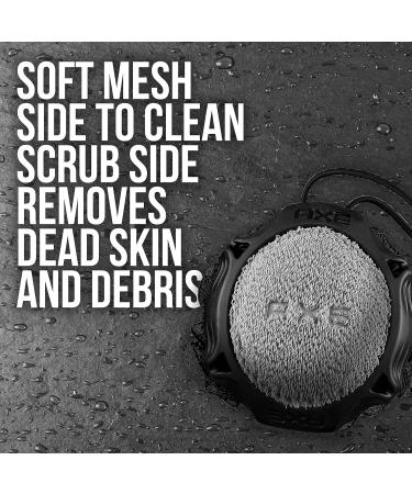 AXE Modern Shower Tool Skin Cleanser for Smoother Skin Detailer Exfoliates and Gently Cleanses One Size 3 Count Black - Buy Online on GoSupps.com