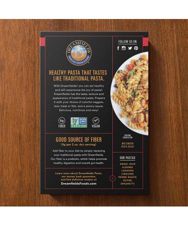 Dreamfields Healthy Carb Living Rotini Pasta, 13.25 oz - Low Carb & Delicious! - Buy Online on GoSupps.com