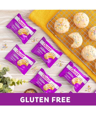 Quest Nutrition Birthday Cake Frosted Cookies - 24 Count | Delicious Protein Snack - Buy Online on GoSupps.com