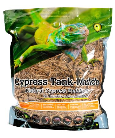 Galapagos (05054 Cypress Tank Mulch Forest Floor Bedding 8-Quart Natural