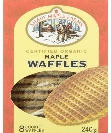 Shady Maple Farms Organic Stroopwafel Cookies-Maple 240G