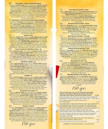  Leimer LEIMER Bruschetta Cheese 150g Ideal for topping many different dishes but also as a real treat on its own as a snack (1 x 150g) - Buy Online on GoSupps.com