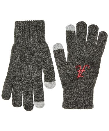FOCO NCAA unisex Charcoal Gray Gloves Alabama Crimson Tide One Size Gray