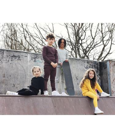 DreamBuy Ribbed Pyjama/Tracksuit/Loungewear in 20 Colors | Unisex Boys & Girls Pyjamas | Baby, Women, Men | 6-12 Months | Aubergine - Buy Online on GoSupps.com