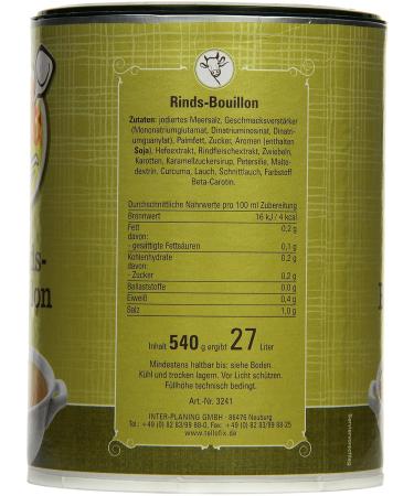 Tellofix Beef Bouillon - Versatile Low-Calorie Meat Broth 540g - Universal Seasoning for Delicious Dishes - Buy Online on GoSupps.com