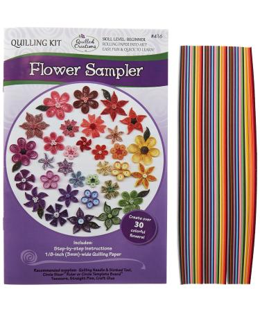Quilling Kit  Flower Sampler