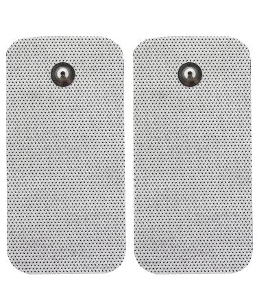 Syrtenty Snap TENS Unit Replacement Pads - 12 Reusable Electrodes for Electrotherapy & Therapy Stimulator - Up to 36 Uses - Buy Online on GoSupps.com