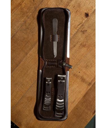 ManBasics Mens Nail Grooming Kit - Stainless Steel Nail Clippers Set for Men - Buy Online on GoSupps.com