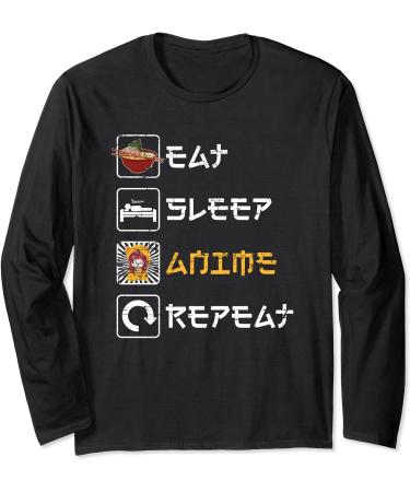 Otaku Japanese Manga Bowl Of Ramen Noodles Kawaii Anime Long Sleeve T-Shirt