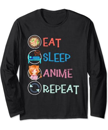 Japanese Manga Kawaii Ramen Noodles Otaku Anime Long Sleeve T-Shirt - Buy Online on GoSupps.com