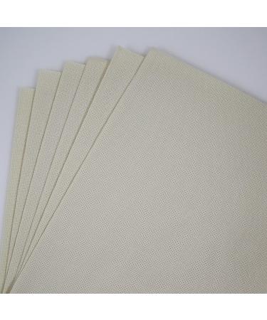 KCS 12x18 16CT Counted Cotton Aida Cloth Cross Stitch Fabric (6 pc Cream) - Buy Online on GoSupps.com