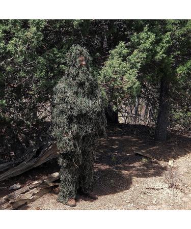 AUSCAMOTEK Ghillie Suit - Green/Brown Camouflage for Hunting - XL-XXL Size - Adult/Youth/Kid - Green Grass - Buy Online on GoSupps.com