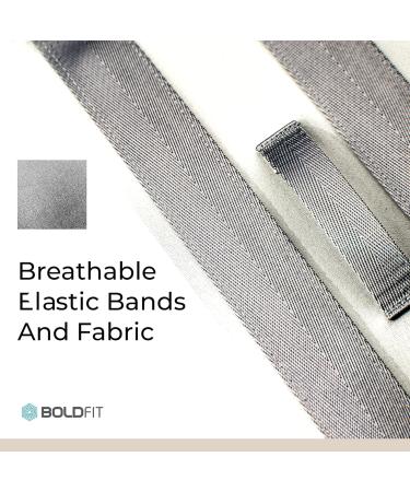 Boldfit Posture Corrector for Men & Women - Adjustable Grey Back Brace for Pain Relief & Posture Correction - Breathable Support Belt (Small - Buy Online on GoSupps.com