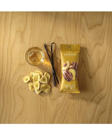 Sahale Snacks Banana Rum Pecans Glazed Mix - 1.5oz Pack of 9 | Delicious Gourmet Nut Blend - Buy Online on GoSupps.com