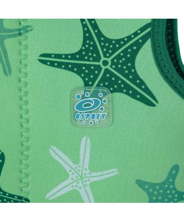Osprey Unisex Youth Baby/Toddler 2mm Neoprene Wrap Wetsuit - Starfish Design | 0-6 Months - Buy Online on GoSupps.com