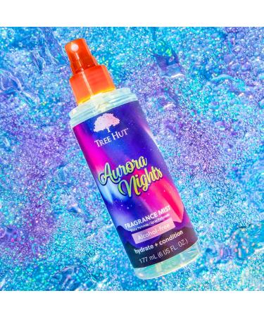 Tree Hut Aurora Nights Fragrance Mist | Spritz On for a Refreshed Feel or Layer with Your Favorite Scents | Versatile Body Spray | 6 fl oz. Aurora Nights 6 Fl Oz (Pack of 1) - Buy Online on GoSupps.com