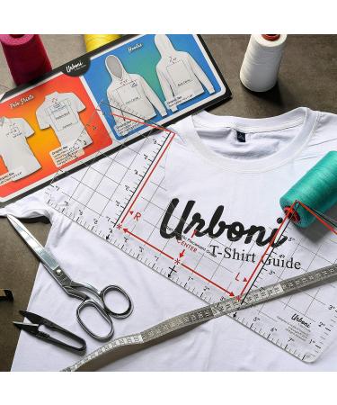 Tshirt Ruler Guide for Vinyl Alignment - Center Designs with Tee Shirt Alignment Tool - Heat Press and Cricut Compatible - 1 Pack - Buy Online on GoSupps.com