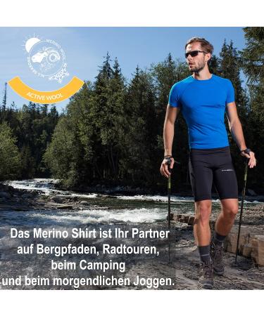 Brubeck Men's Long Arm Functional Shirt - Breathable Thermo Sport Underwear | Merino Wool | Fitness | LS12820 XL Dark Gray - Buy Online on GoSupps.com