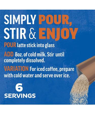 Maxwell House Iced Hazelnut Latte Instant Coffee - 3.42 oz Boxes (Pack of 8) - Buy Online on GoSupps.com